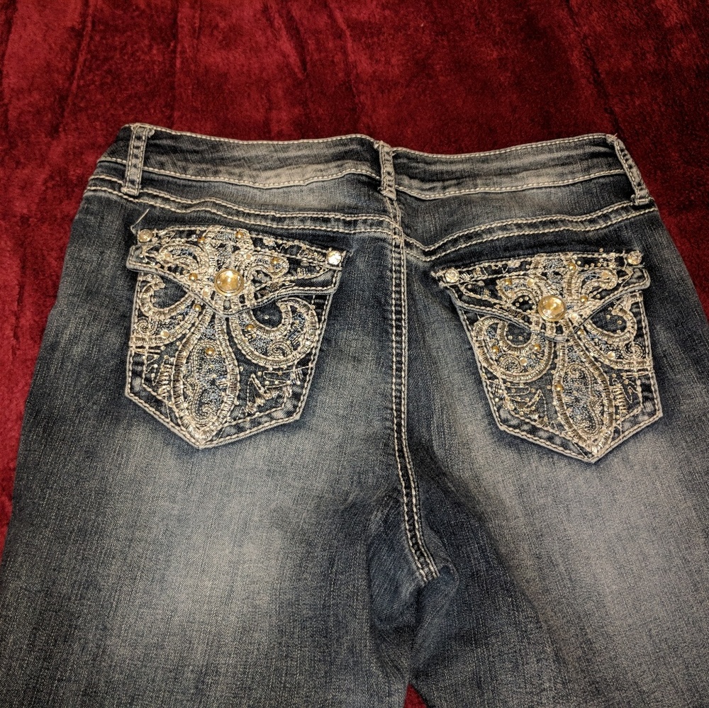 Apt 9 Capri jeans, size 12, stretch denim